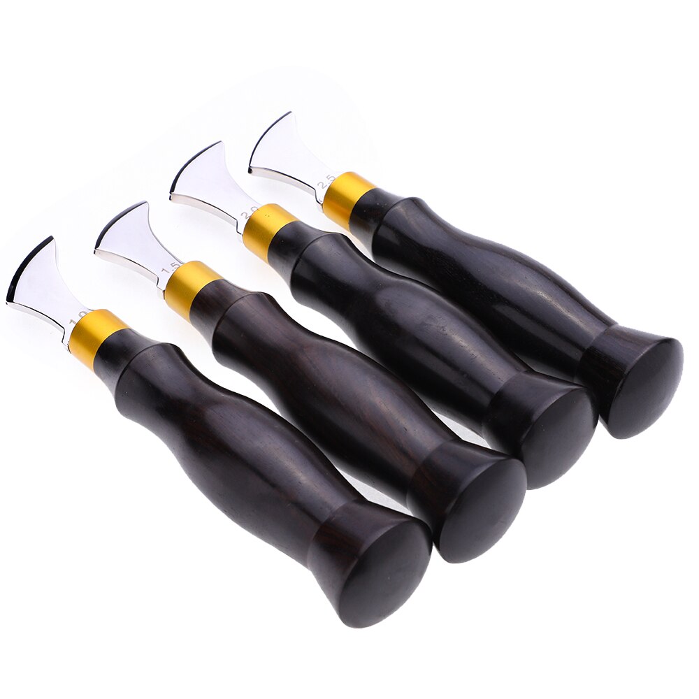 Line Pressing Machine Line Pressing Tools Edge Device Leather DIY Blank Holder Device Purple Light Rosewood Handle