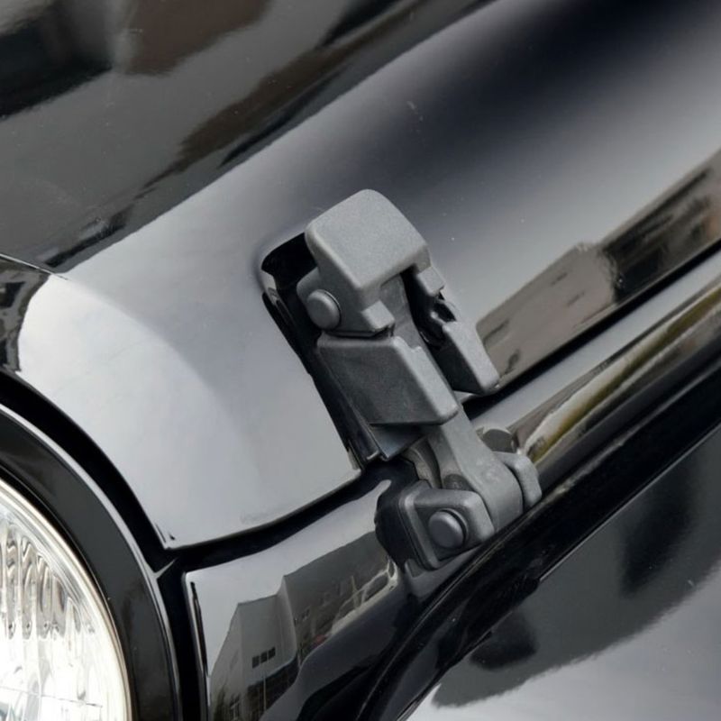 2 travas para trava de capô de carro, fivela abs para jeep wrangler jk, acessórios ilimitados de proteção, 2007-2016