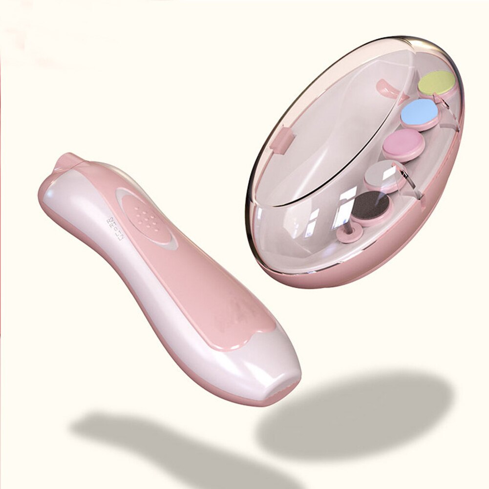 LED Elektrische Baby Nail Trimmer Nagelvijl Baby Clipper Tool Baby Tenen Vingernagels Grinder Trimmer Care Tool