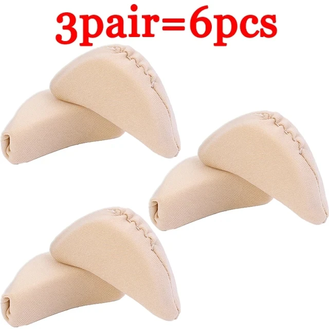 2/10 Stuks Anti-slijtage Spons Voorvoet Insert Hoge Hak Teen Plug Filler Pijnbestrijding Inlegzolen Verstelbare Verminderen Schoenmaat kussen Pads: green