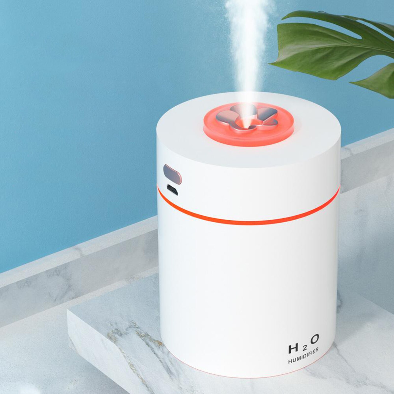 Ultrasonic Humidifier Home Office Air Aroma Diffuser Skin Steamer: White