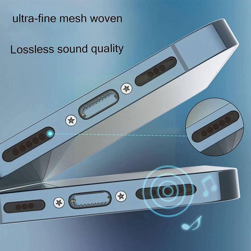 Uniwersalny głośnik robić telefonu słuchawka netto przeciwkurzowe naklejki mini 12 siatka Dropshipping dla Iphone12 Q2W5