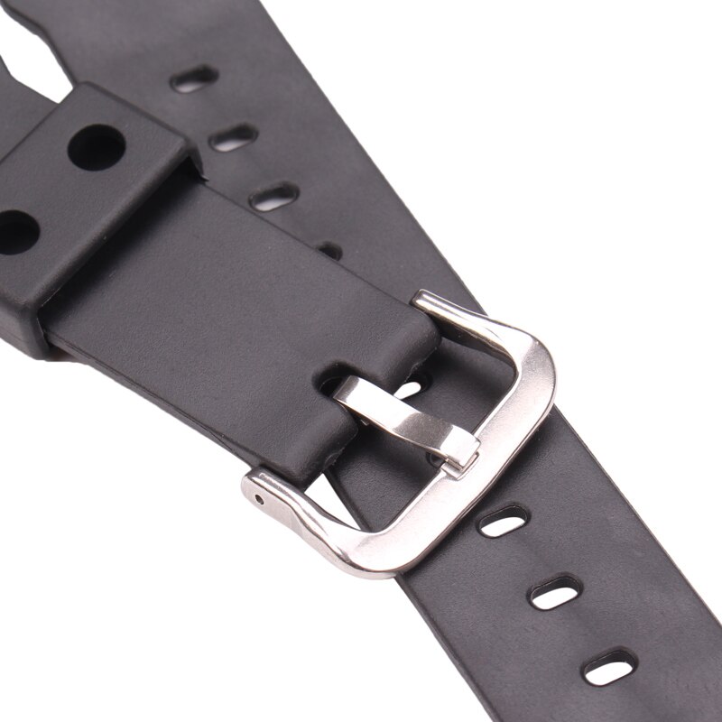 Horlogebanden 16Mm X 25Mm Mannen Zwarte Sport Duiken Rubber Siliconen Horloge Band Voor 6900 Serie Horloge Accessoires