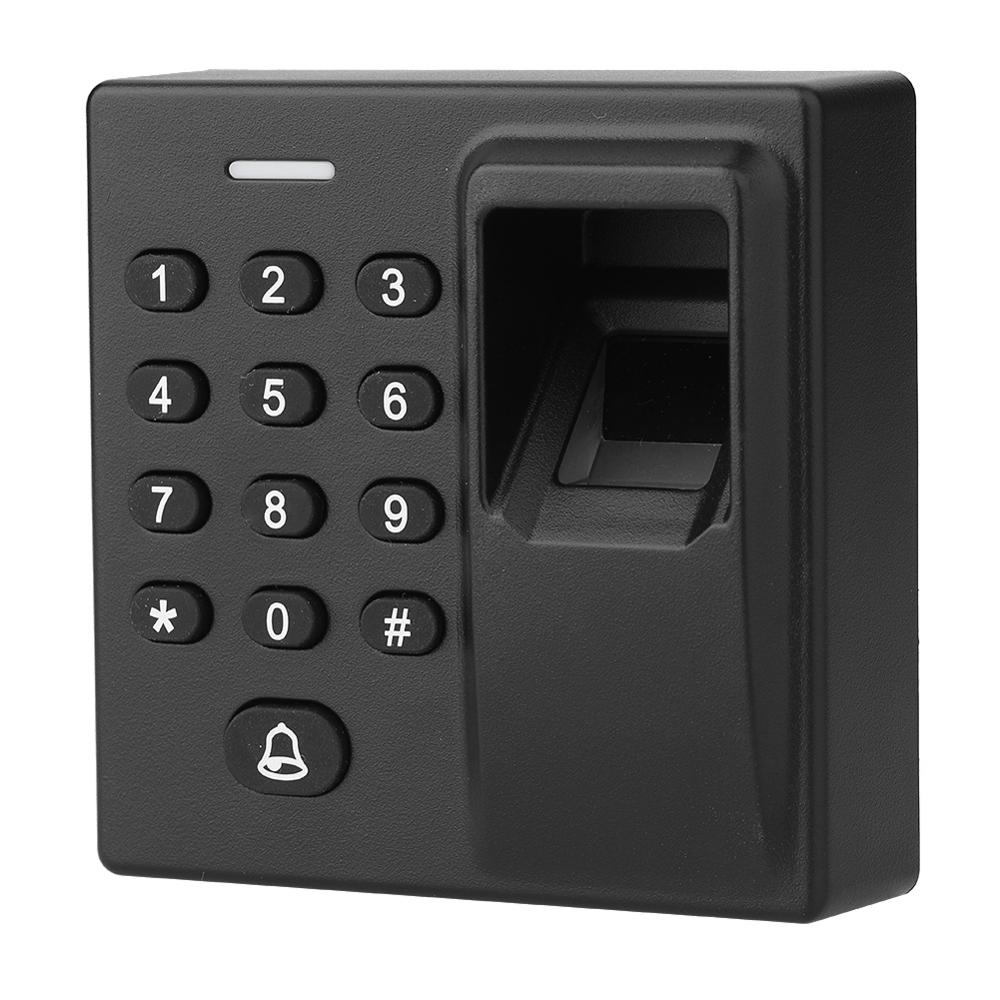 12V Biometric Fingerprint Recognization + RFID Card Reader Scanner + Password Backlight Keypad 125KHz Card Access Control Syetem