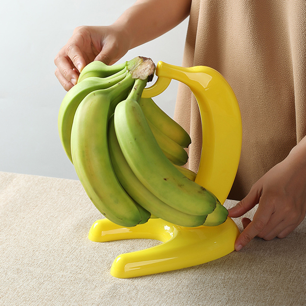 Benkeplate bananholder henger stativ stående holder krok hengende beholder utendørs drue skrivebord fruktoppbevaring espalier tre