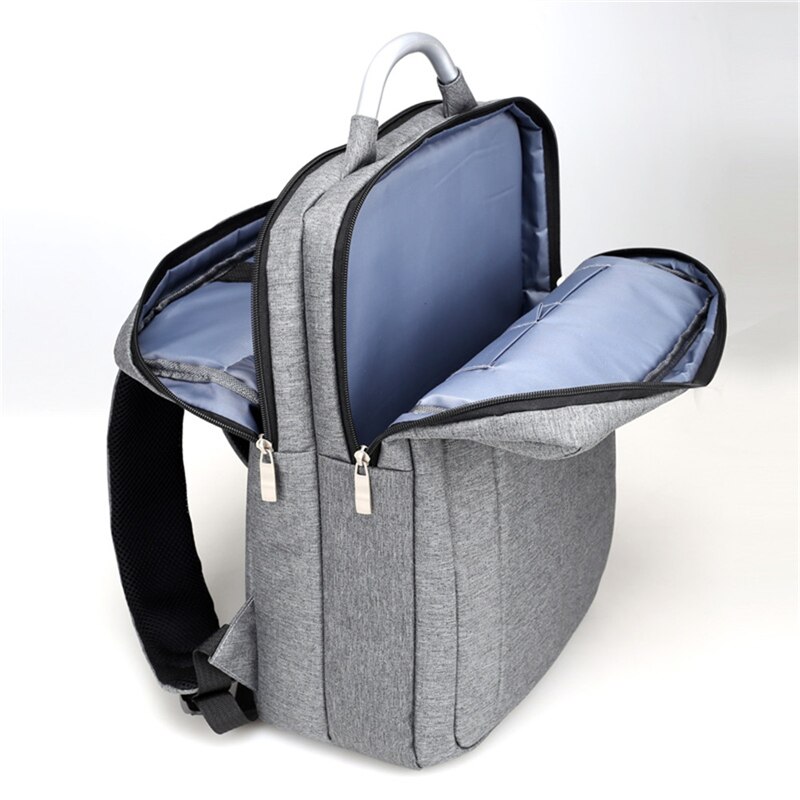 Mochila cuadrada sencilla para hombre, bolsa de tela Oxford para ordenador portátil de negocios, resistente al agua, de ocio, de , nueva