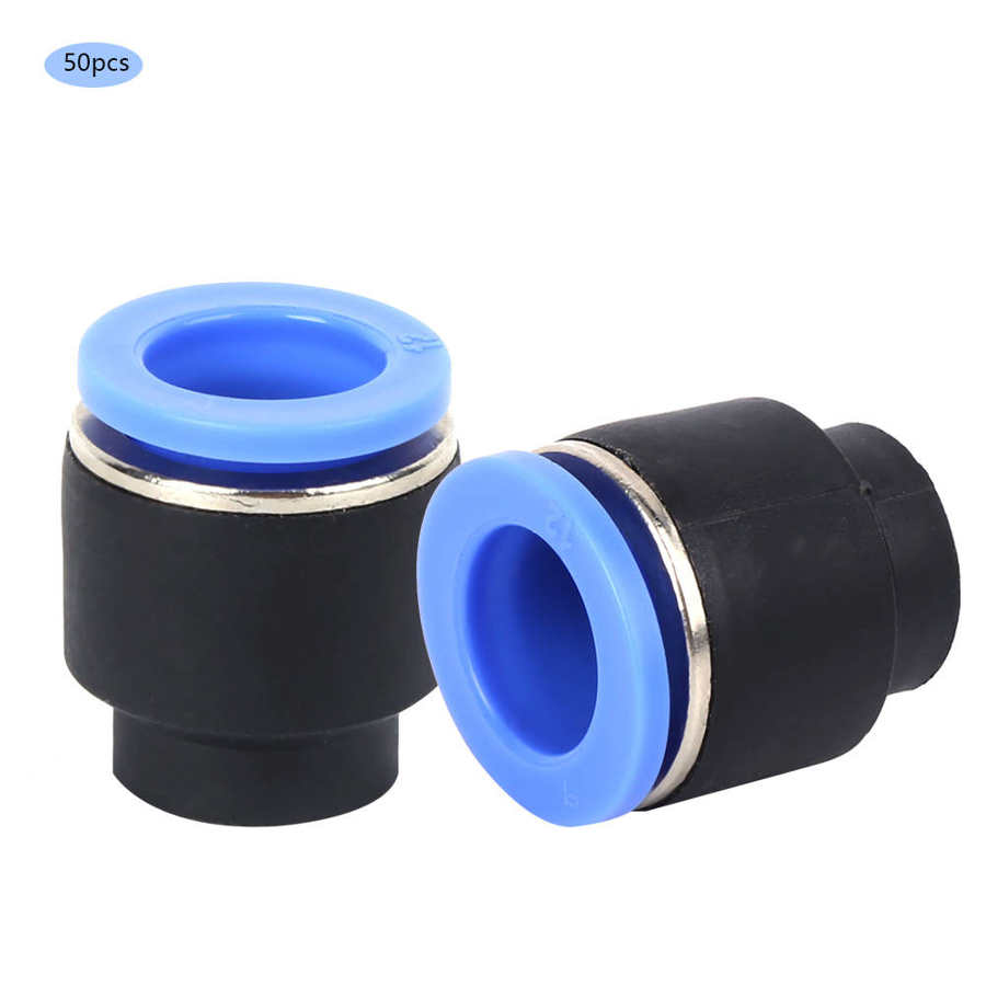 50PCs 1.0MPa Aie Pipe Plug Pneumatic Cap Industrial Appliances Quick Insert PPF12 Oval Release Ring