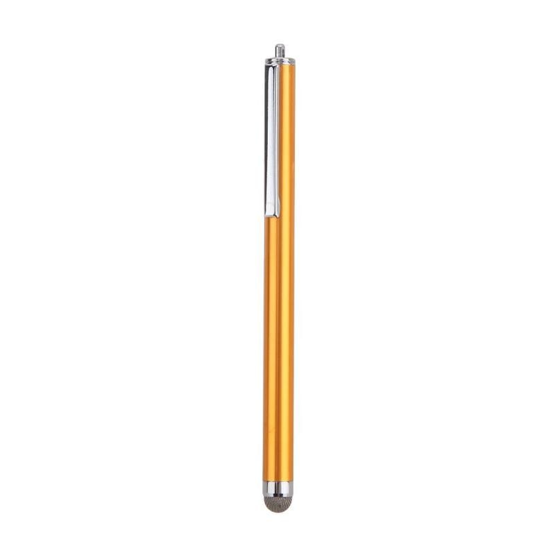 Universal Metal Mesh Micro Fiber Tip Touch Screen Stylus Pen for iPhone for Samsung Smart Phone Tablet PC Stylus Pen 9 Colors: Gold
