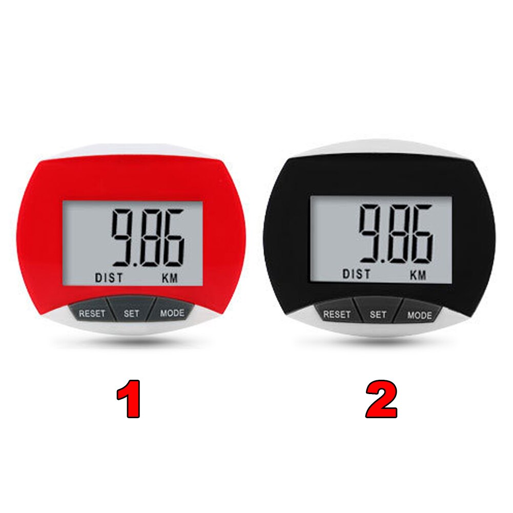 Portable Running LCD Digital Step Pedometer Sport Outdoor Walking Calorie Counter Distance Run Minitor Waterproof Pedometer