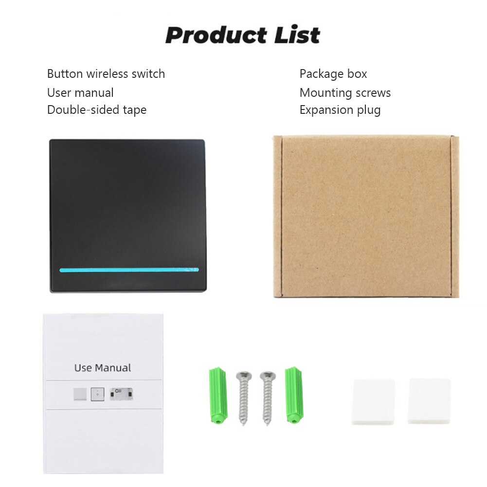 433Mhz wireless Wall Switch rf 86 wall panel transmitter Safety Switch and AC 110V 220V relay interruptor for Light Lamp