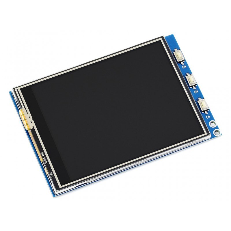 3.2inch Resistive Touch Display for Raspberry Pi 4B 3B+ 3A+ Zero, 320×240 125MHz High-Speed SPI Interface