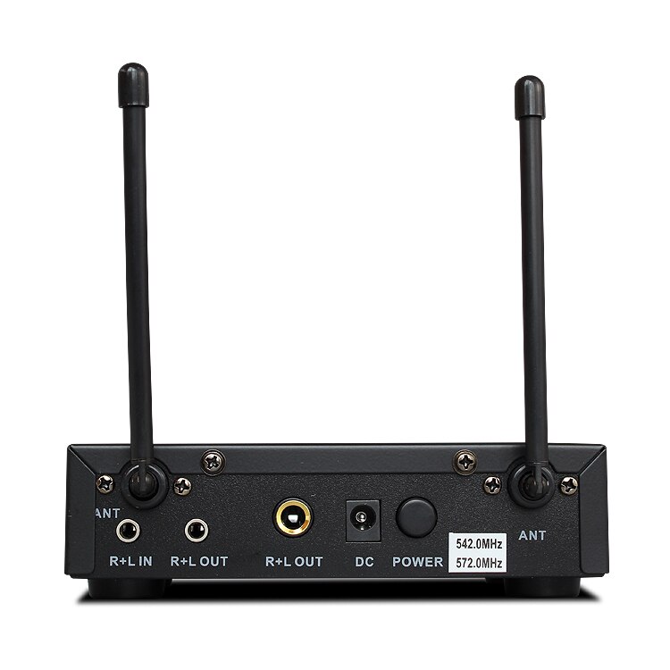 S-10 UHF Bluetooth Two Channel Wireless microphone Metal Receiver for Home Theater Audio Receiver DVD Hi-Fi systems HDTV gaming