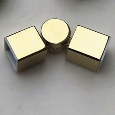 304 Stainless Steel Titanium Gold Square Shower Room Pull Rod Fittings Bathroom Glass Fixed Clip Pull Rod Glass Flange: Adjustable connector