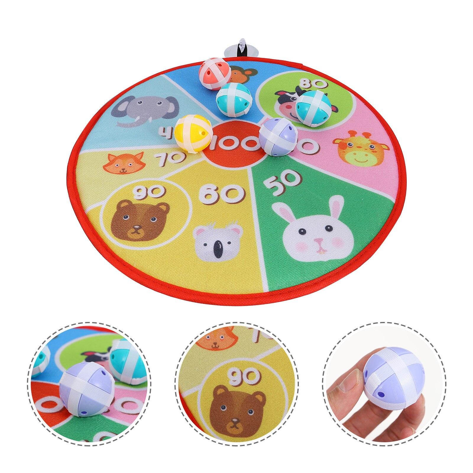 1 Set Cartoon Tossing Darts Kids Sticky Dart Board Interactive: Default Title