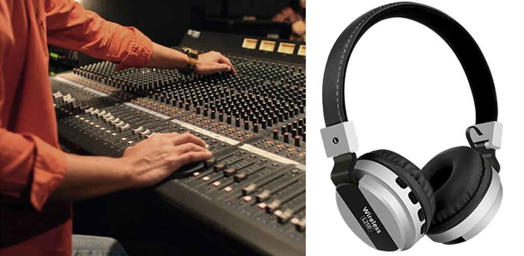 mosunx Portable Wireless Headset Bluetooth 4.2 Stereo Foldable Headphone Built-in Microphone Noise Reduction Echo Cancellation