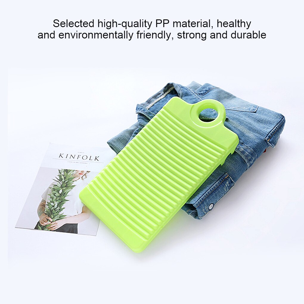 Plastic Washboard Antislip Thicken Washing Board Clothes Cleaning For Laundry Cleaning Tool Bathroom Accessories