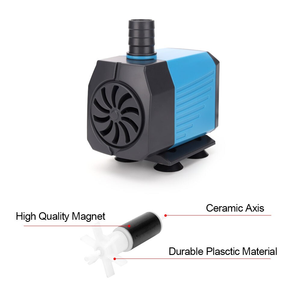 Multifunctional Fish Tank Submersible Pump Silent Filtration Circulating Pump Water-cooled Air Conditioning Pump Wave Maker