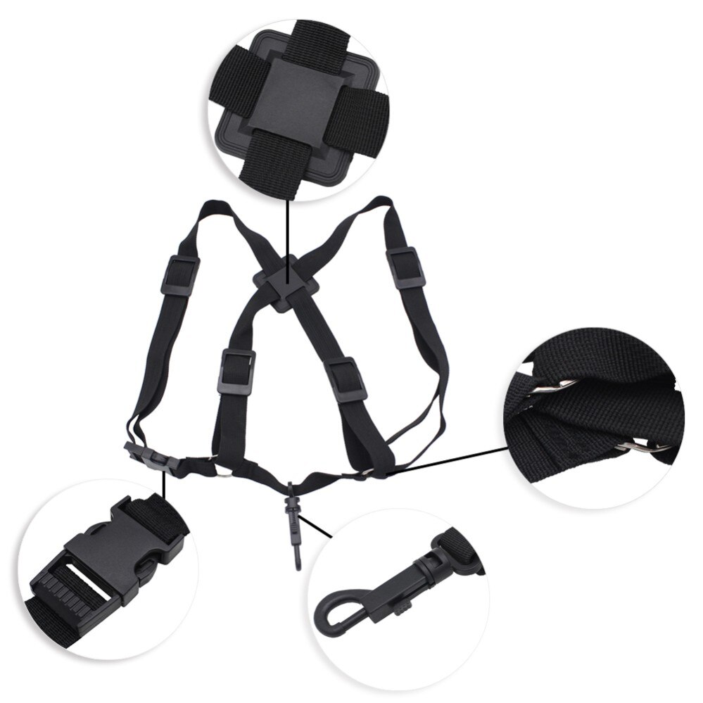 Verstelbare alt tenorsopraan saxofoon saxofoon harnas borst schouderband duurzaam