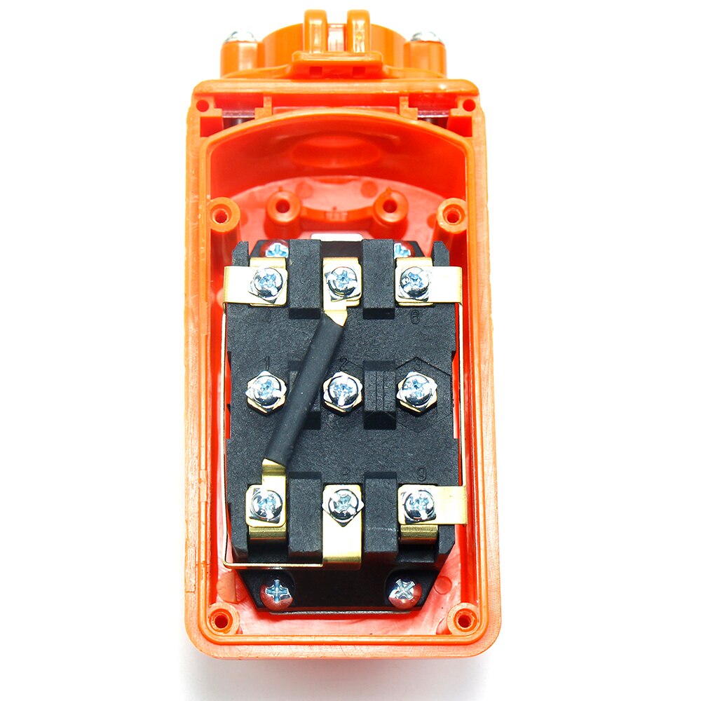 9Touch Punten Waterdichte Kraan Schakelaar Knop Push Takel Controller Voor Regendicht Controle Kanalen Lifting Lier Drive Motor 250V