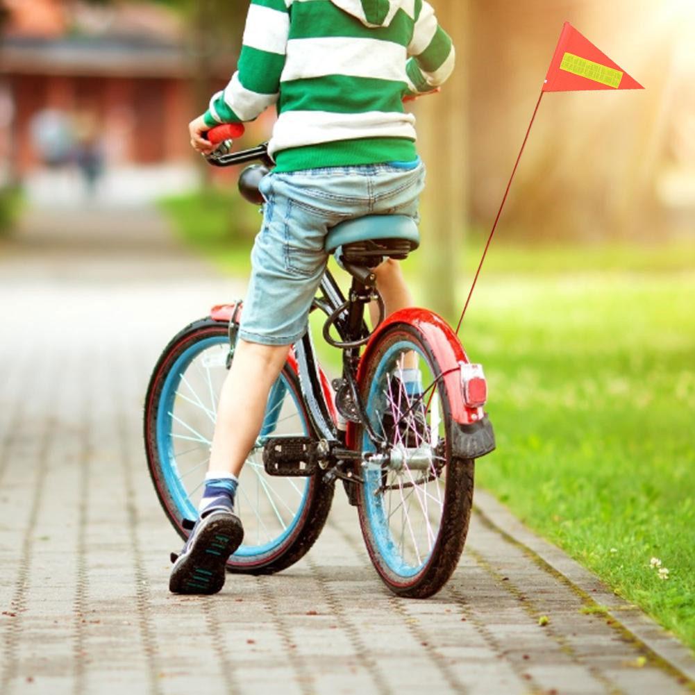 Seguridad en Bicicleta bandera seguridad en ciclismo banderín para adultos y niños conducción al aire libre
