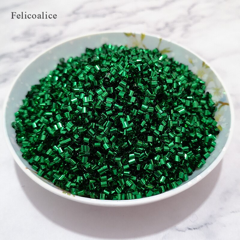 10g/Bag Slime Additives Supplies Bingsu Beads Accessories DIY Sprinkles Decorfor Fluffy Clear Crunchy Slime Clay: Deep green 10g