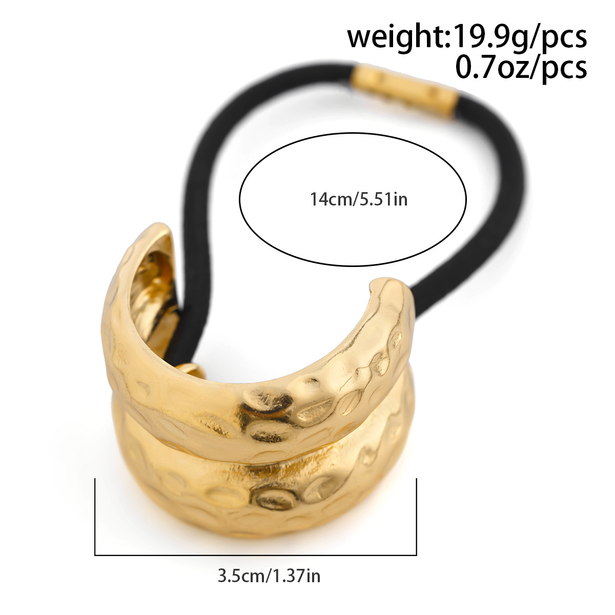 Pinzas para el cabello de Metal de doble capa huecas y gruesas simples para mujer, diademas, gomas elásticas, cuerdas para el cabello, accesorios para el cabello de: Plata antigua plateada