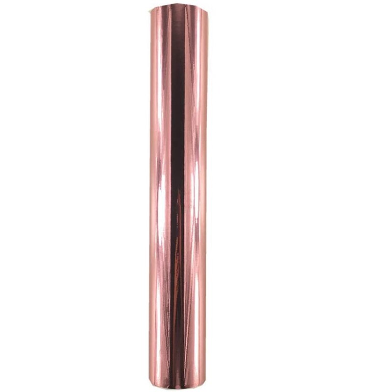 Rouleau de Film vinyle Permanent adhésif brillant opale holographique 30x152cm or Rose: Default Title