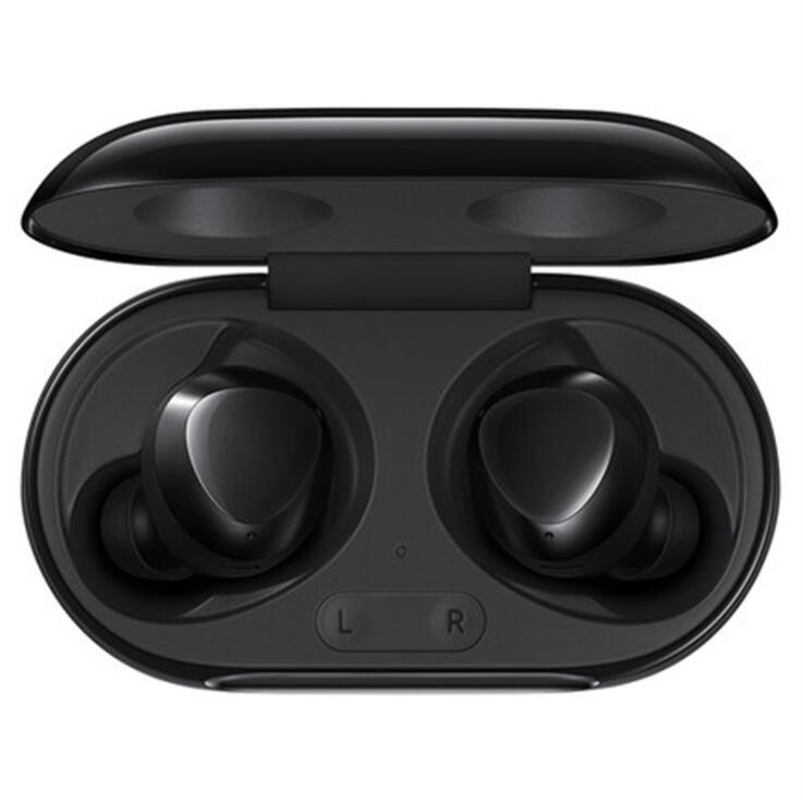 R175 intelligens trådlöst bluetooth headset vattentätt touch sport hörlurar brusreducering med laddningsbox: Svart