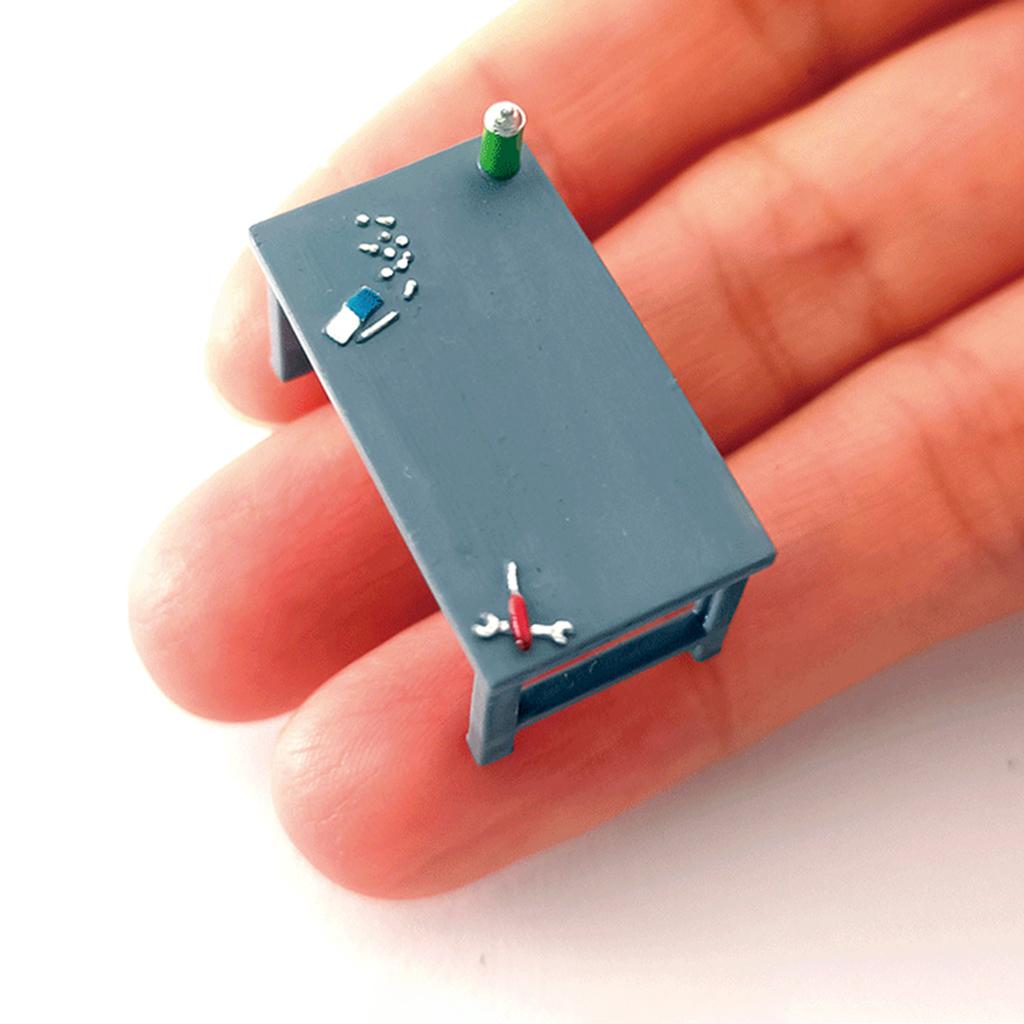 1/64 Miniature Resin Tool Table Mini Warehouse Gar... – Grandado
