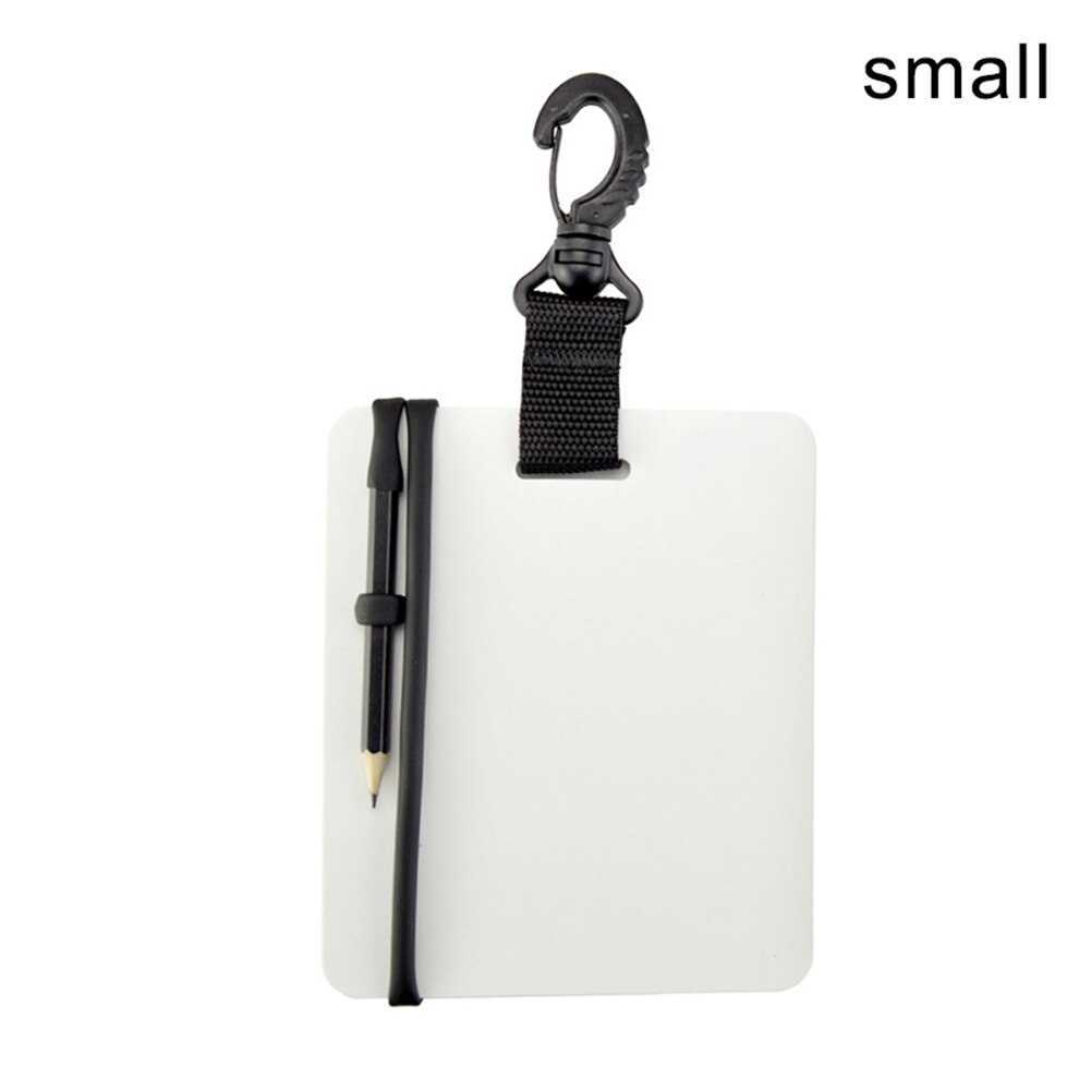 Dykning undersøisk skrevet skifer dykning wordpad speed board med klip drejelig blyant  b2 cshop: Sort / L