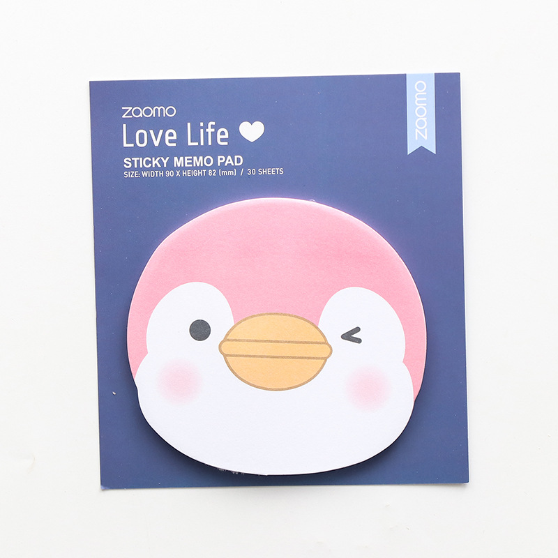 4 stuks Leuke pinguïn sticky note set Mini memo pad Dagboek bladwijzer planner sticker Kawaii Briefpapier Kantoor schoolbenodigdheden F373