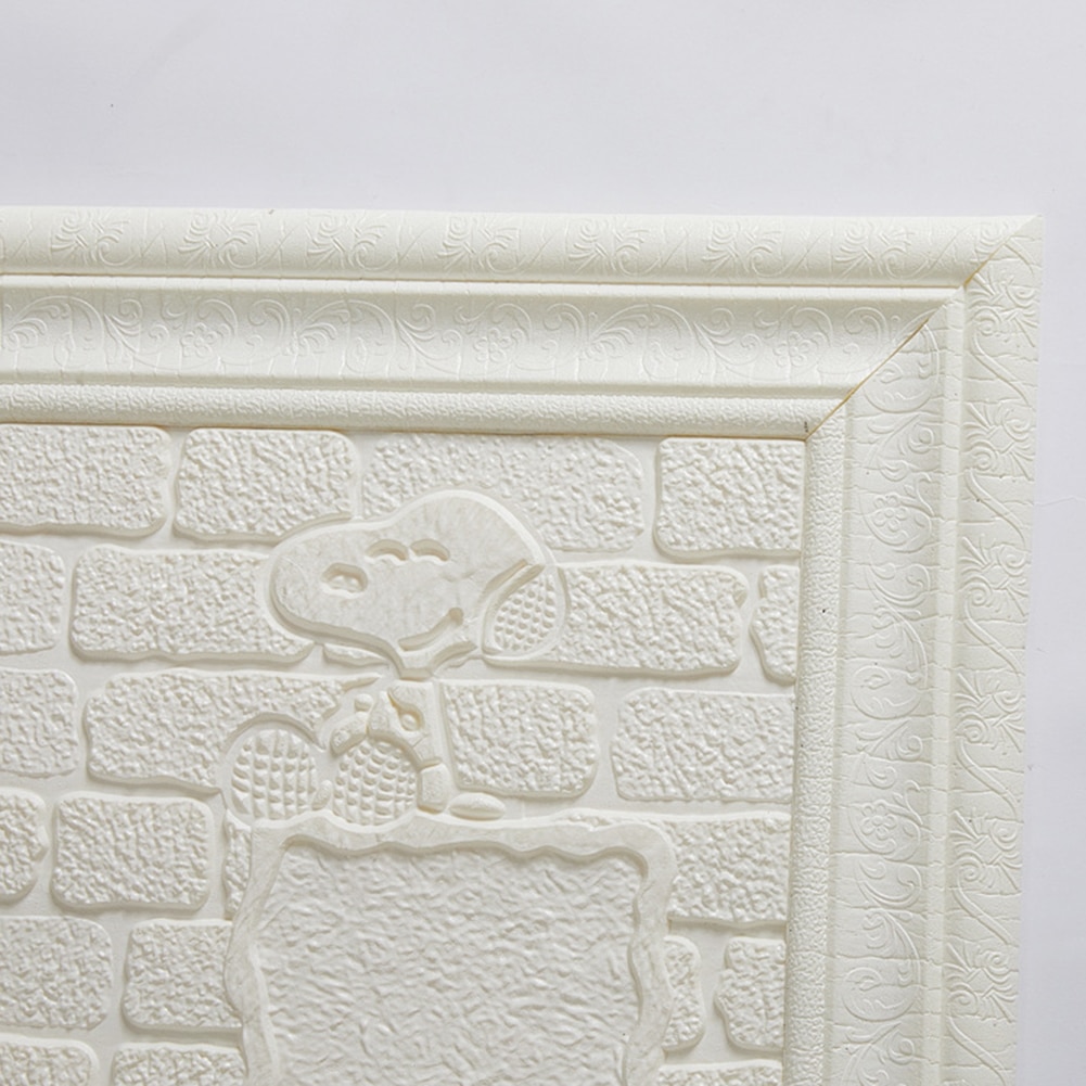 Home 3D Self-adhesive Decorative Wall Molding Skirting Line Mural Border Sticker