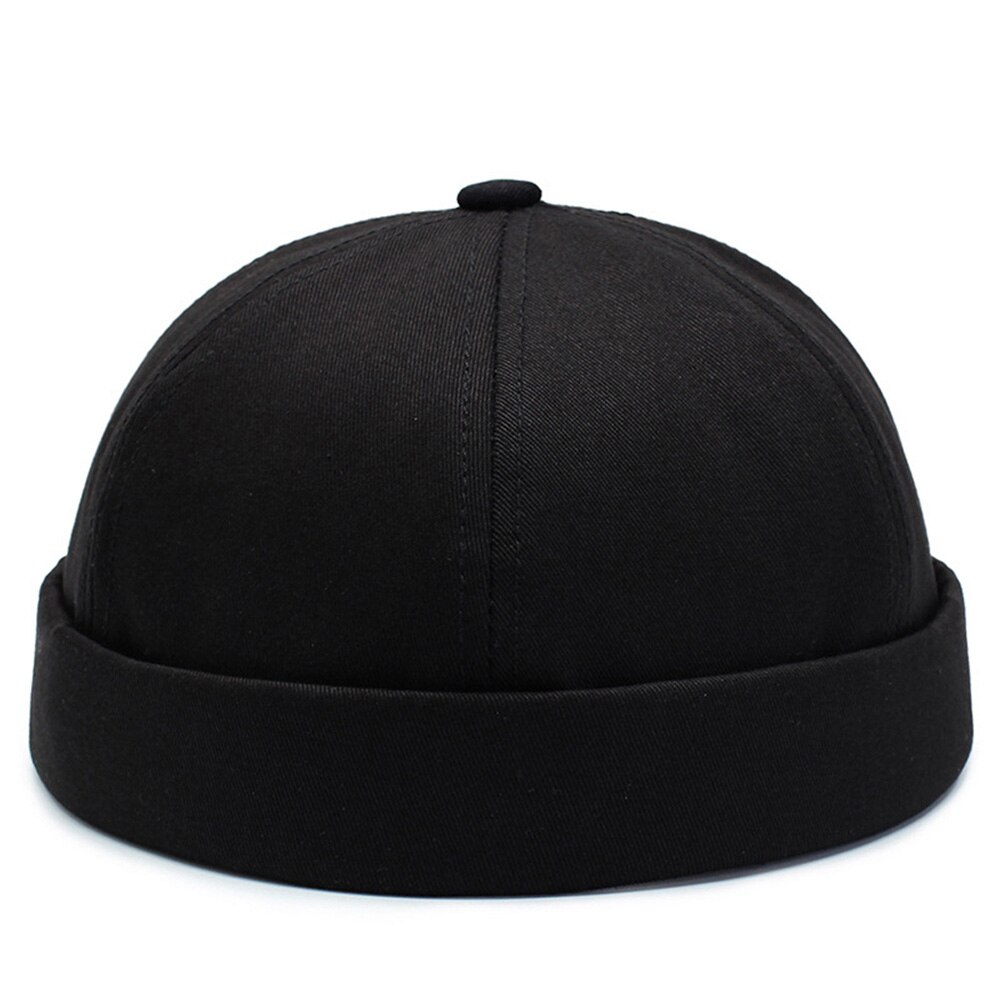 Bonnet sans bord pour hommes et femmes: black