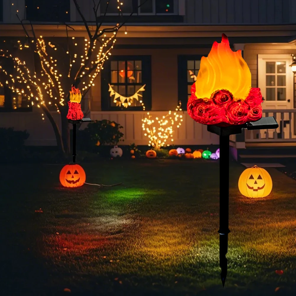Halloween uil tuinlamp op zonne-energie, waterdicht, uilenlamp op zonne-energie voor tuin, terras, erf, gazon en pad.