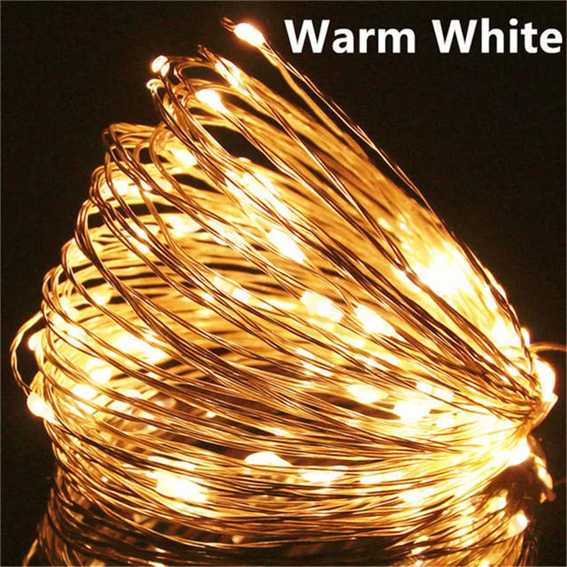 LED Lichterkette Lichter, Glühwürmchen Lichterketten Bastel lichter warmweiß LED Lichterkette Lichterketten Heimat Festival Dekorationen