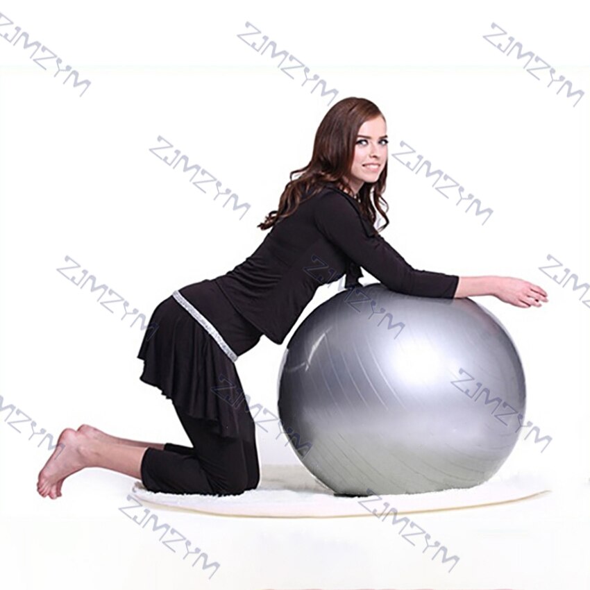 55cm/65cm/75cm Fitness Ball Household Exercise Massage Training Balance Fitball Yoga Pilates Workout Ball with Manual Inflator