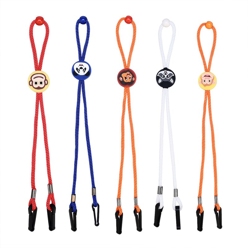 5 uds. De Mascarillas ajustables, cordón de máscara de seguridad práctico y práctico, soporte para oreja, cuerda, máscara facial portátil, cordón para colgar en el cuello