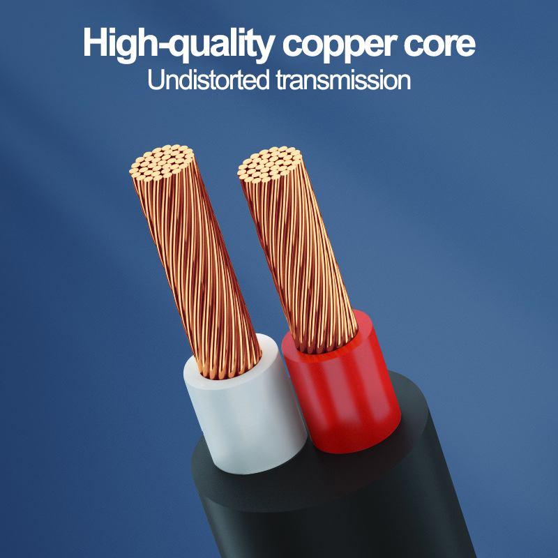 2 rca  to 3.5mm jack audio aux kabel 3.5mm jack  to 2 rca hane adapter splitter för dvd-förstärkare tv pc rca kabel högtalarkabel