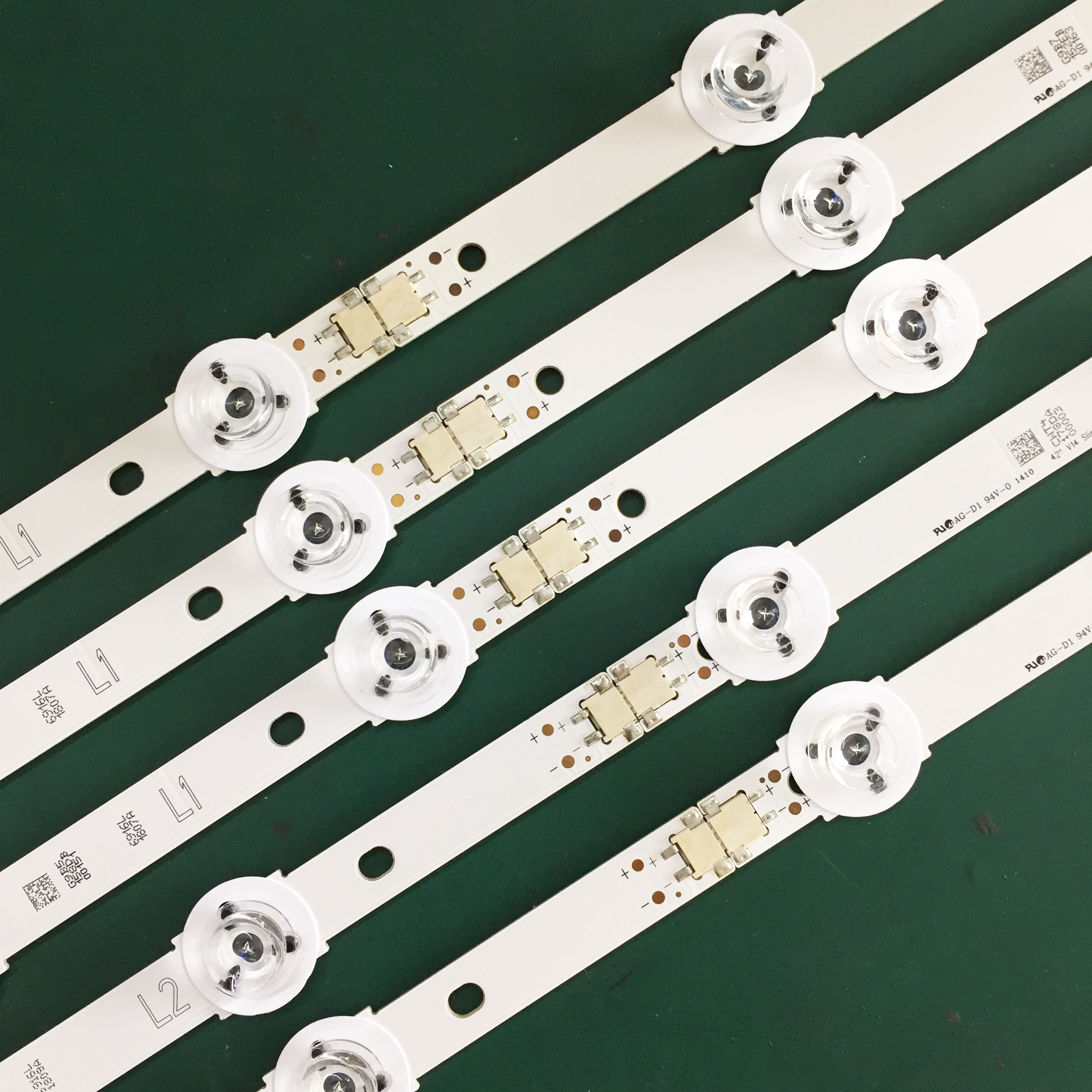 Kit)10 PCS LED strip for PANASONIC TX-42AS750E TX-42AS740B TX-42AS650E 6916L-1807A 6916L-1808A 6916L-1809A 6916L-1810A