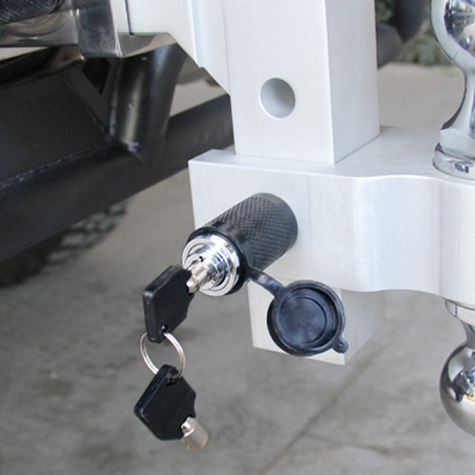 Auto Trekhaak Met Sleutels Zware Trekhaak Lock Pin Verbeterde Anti-Diefstal Auto Trekhaak Tool auto Tool Accessoires