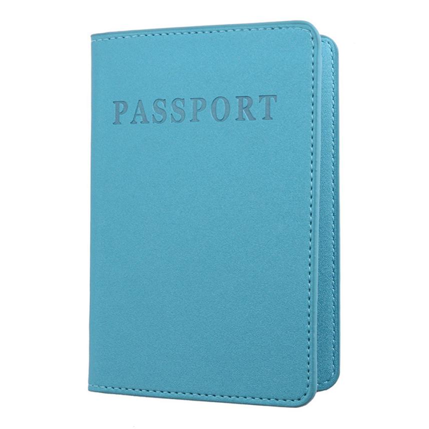 6 Kleuren Credit Card Houder 1 Pc Gewijd Mooie Reizen Paspoort Id Card Cover Case Protector Paspoort case Cover: E