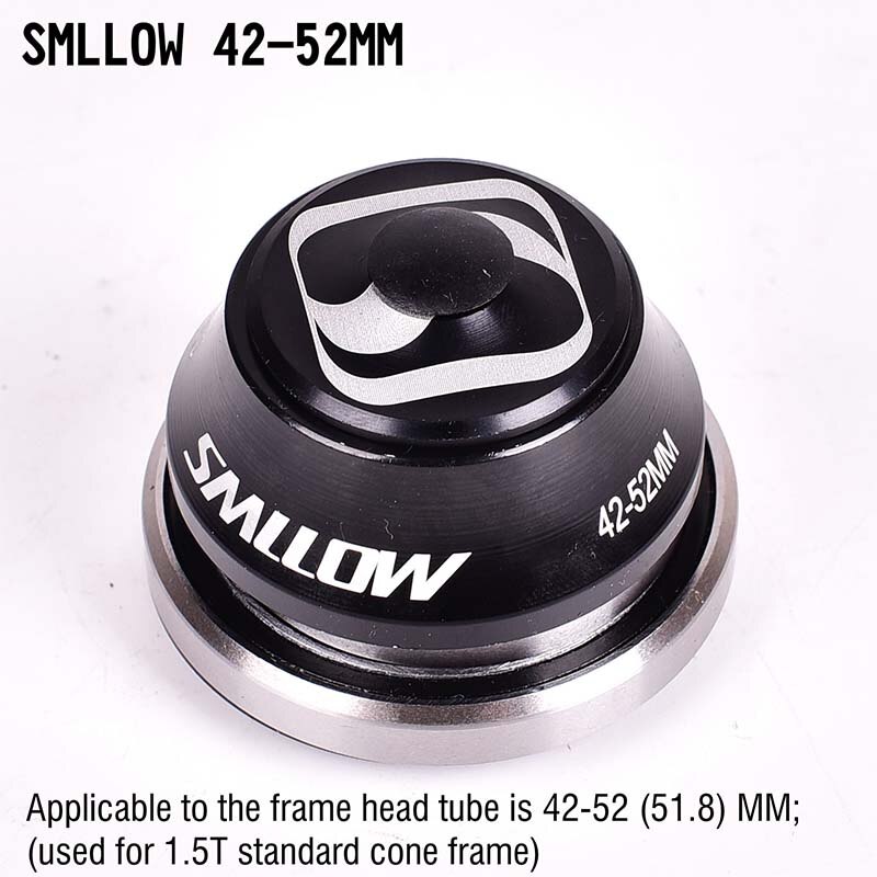 Sykkelhodesett 34mm 44mm 55mm 56mm cnc 1 1/8 " -1 1/2 " 1.5 konisk 28.6 rett rørgaffel innvendig vinkelkontaktlager: 42-52mm