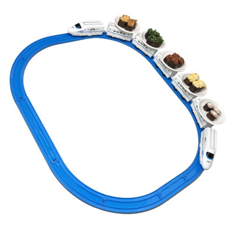 Household Mini Conveyor Belt Sushi Toy Train Electric Track Conveyor Belt Rotating Table: Default Title