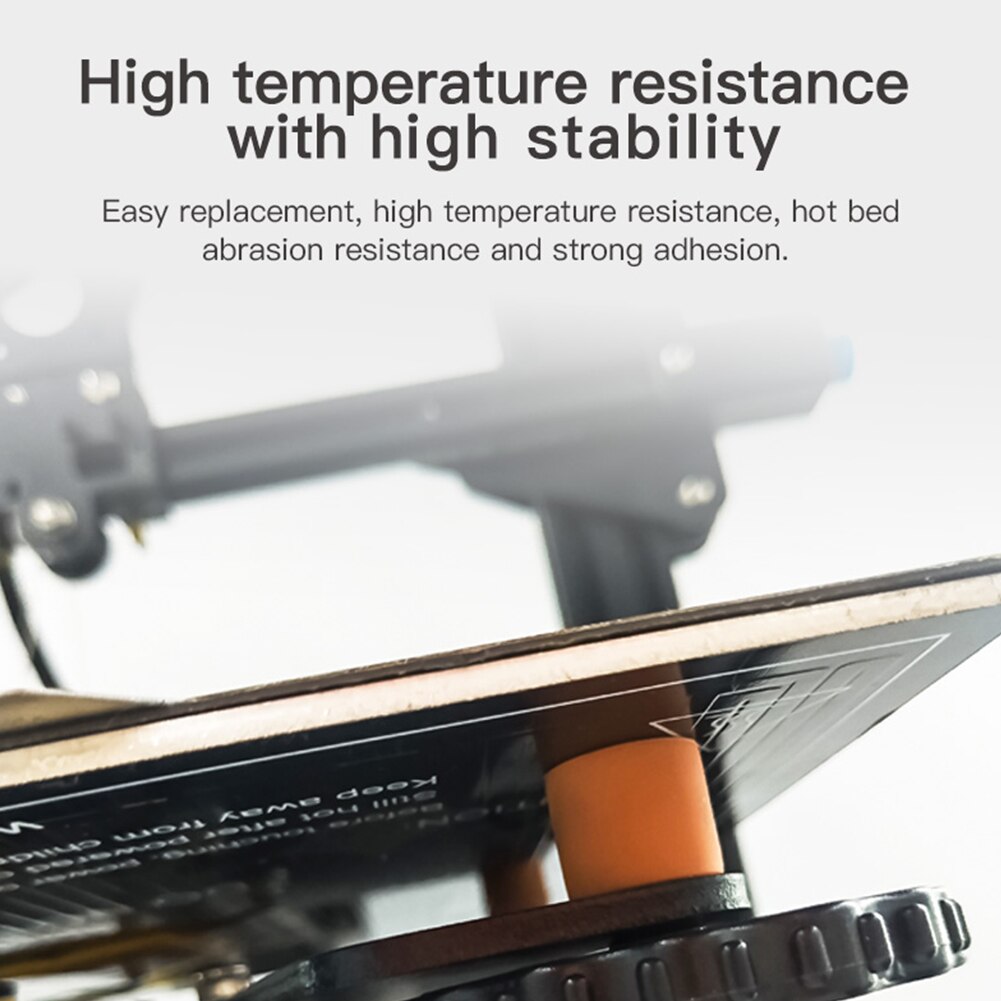 4 pieces of silica gel bed leveling column for Ender-3 3S 3 Pro 3 V2 3D printer, high temperature free adjustment