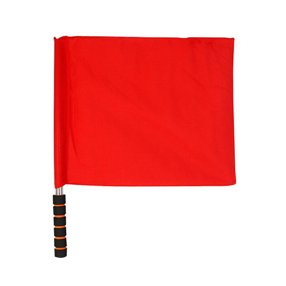 Track Field Competition Signal Flag Soccer Referee Flag Command Flag Indicator Flag Steel Referee Equipment
