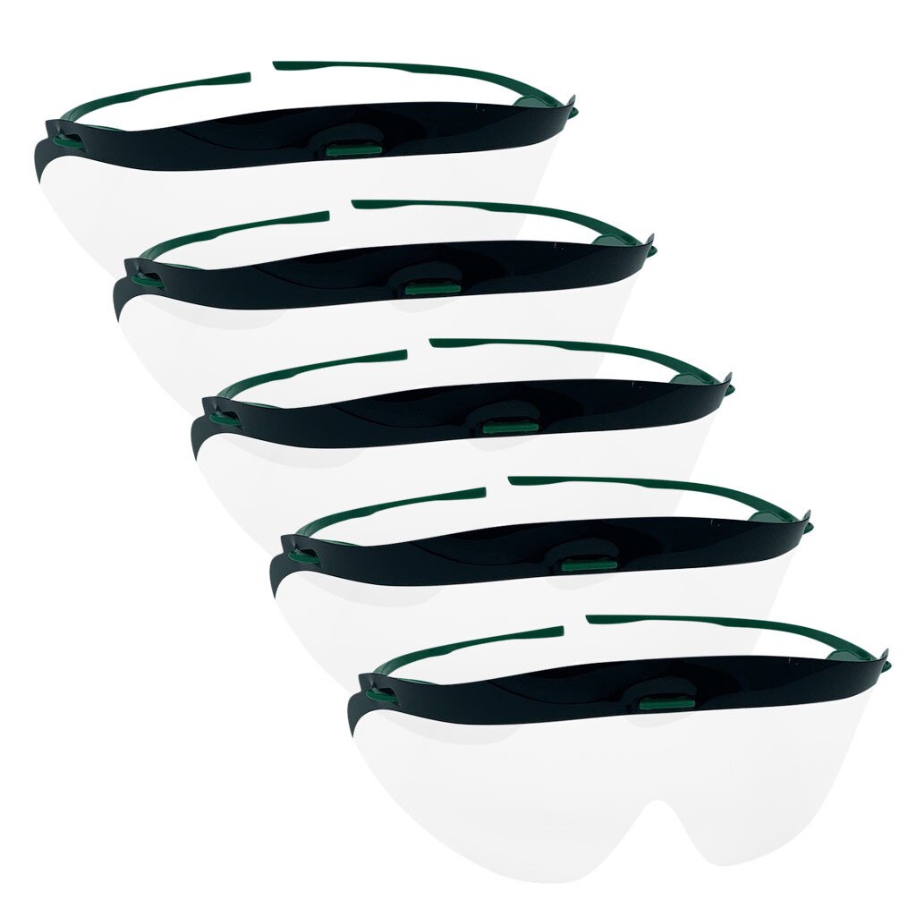 1/3/5/10pcs Kitchen Face Splatters Screens Eye Protector Screen Covers Anti-oil Splatter Face Shield Replacement Lenses Glasses: 5pcs