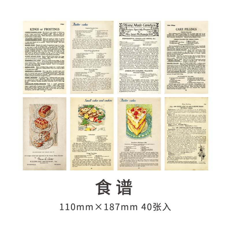 Vintgae Material Paper Antique Old Map English manuscript Background Paper DIY scrapbook album DIY diary decoration Craft Paper: 6