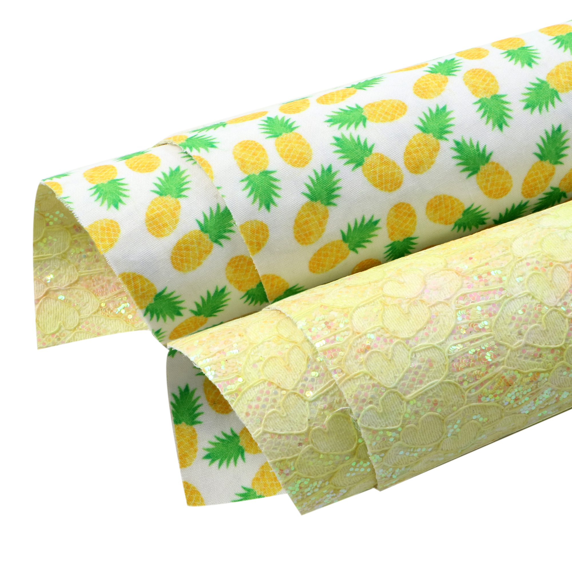 Fruit Series Faux Leather Sheets Double-side Poly Cotton Fabric For Bow-knot Bags Wallet Earring Scrapbook DIY,1Yc20027: 1145144001