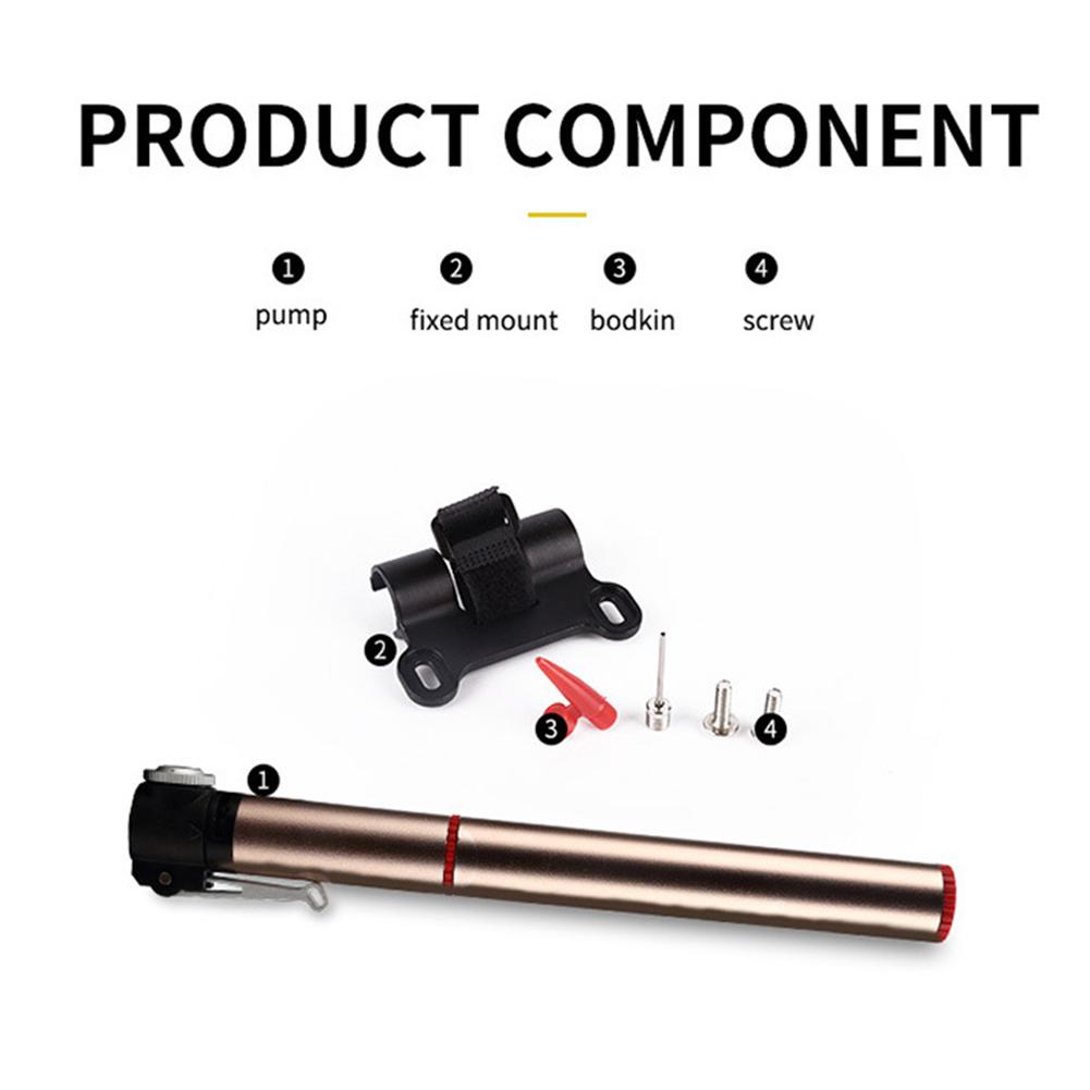Mini Fahrrad Pumpe Hochdruck Tragbare Licht Fahrrad Reifen Pumpe Für Mountainbike Basketball FußBall Radfahren Liefert