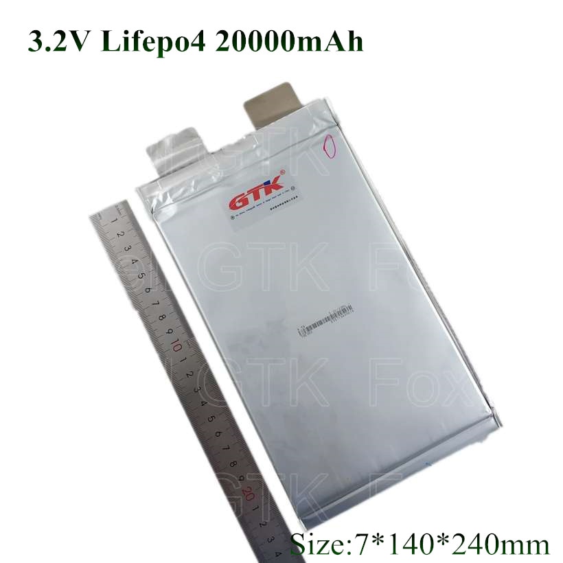 3.2V 20Ah LiFePO4 rechargeable battery LFP 60amps discharge 3C 5C Lithium iron phosphate batteries cells